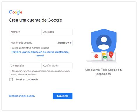 puedes crear una cuenta en google con nombre falso
